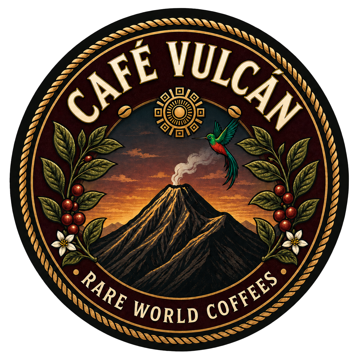Café Volcán crest